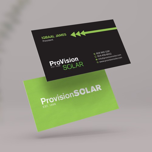 Solar Business Cards Design réalisé par Shila Rani Das