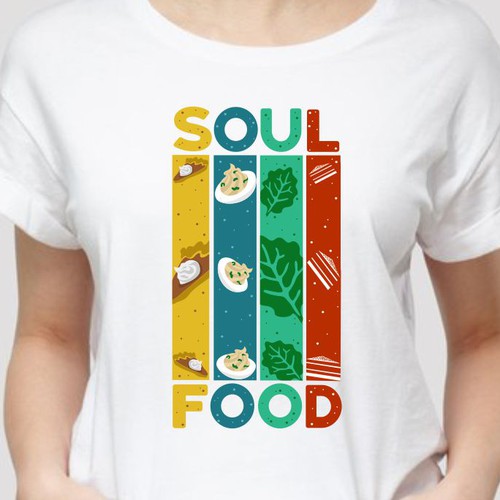 Soul Food/Foodie Themed T-Shirt Designs Design von BRTHR-ED