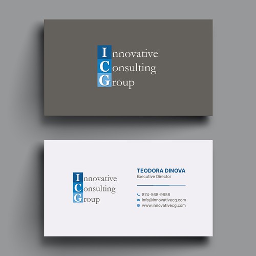 Design di ICG Business Cards di Hasanssin