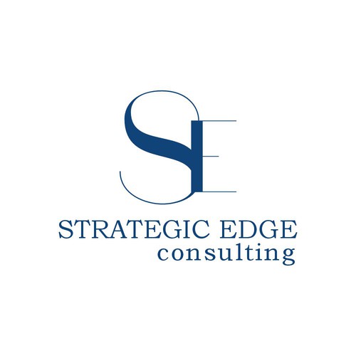 Sophisticated logo with an edge Design by BlacKing