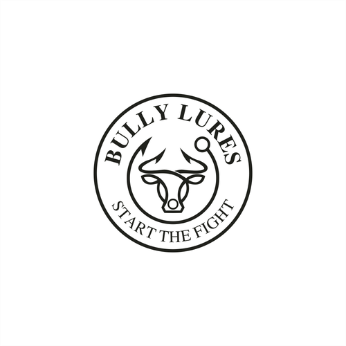 When Bulls and Lures Collide Logo Design Design by yosh_