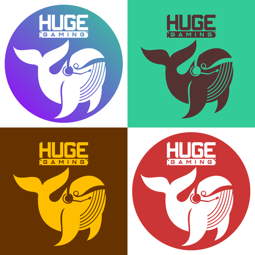 Huge Gaming Logo and Brand Identity Design by Logologic™