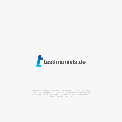 Create stunning logo for new testimonials.de company Design by GAM'Design