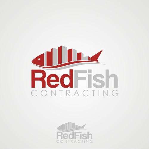 RedFish Contracting needs a memorable logo!! | Logo design contest