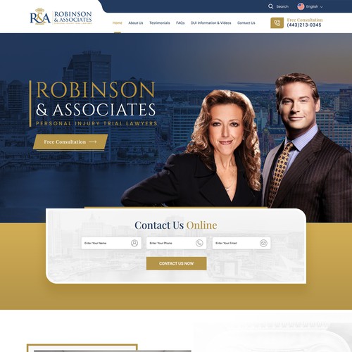 DUI Lawyer Landing Page Design by VirtuaLPainter