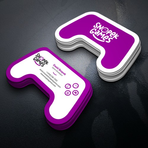 Gamer for Life, Video Game Developer, Designer Business Card