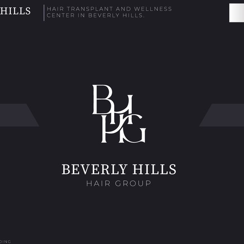 CHANEL/ CELINE STYLE LOGO FOR HAIR AND WELLNESS GROUP Design by Dive_Designs