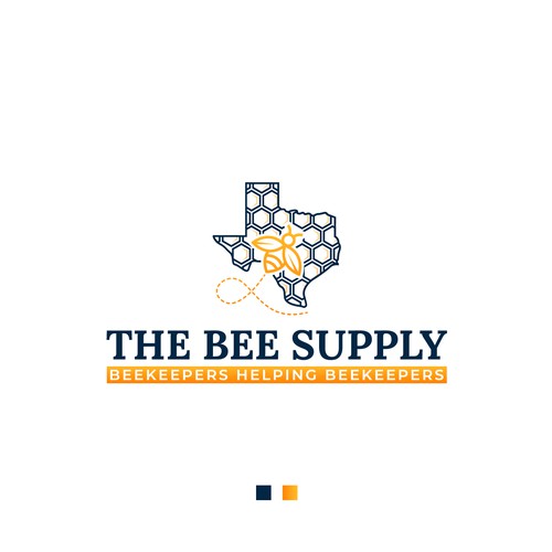 New Texas Bee Supply Logo Design by StudioJack