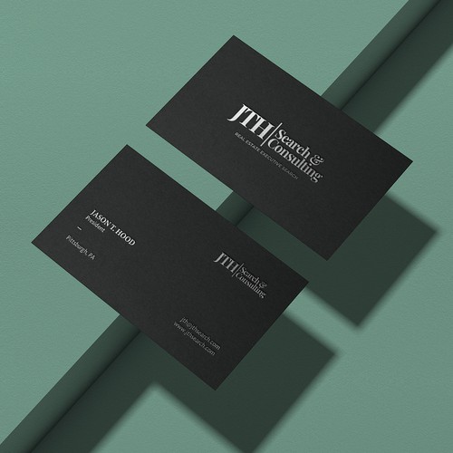 Business Card Design for Executive Search Firm Design by HYPdesign