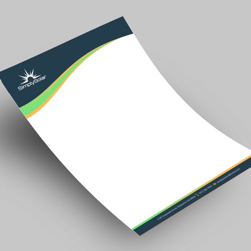 "Renewable Energy Company Letterhead" Design by Xclusive16