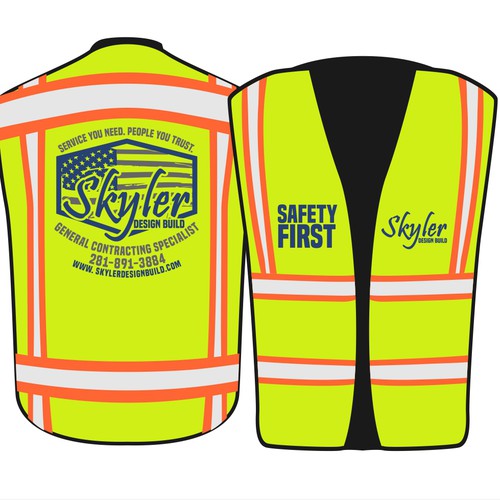 Safety Vest Design Design by joelesse