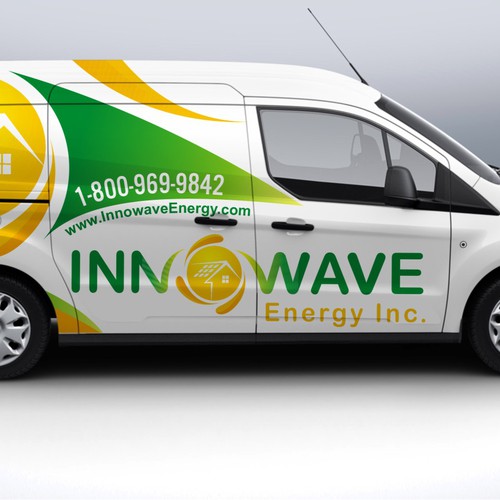 Create a capturing truck/car wrap for a Solar Installer on the Caribbean! Design by TANSA ART