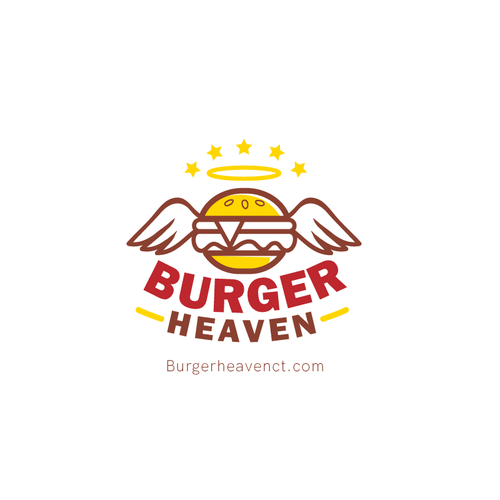Burger Heaven high quality food logo for main building signage Design by Joezua and