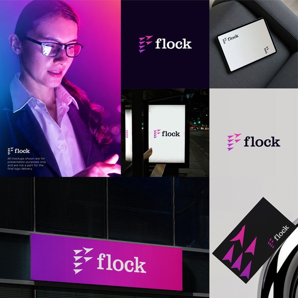 Flock Logo Design