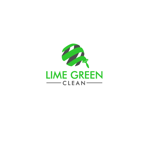 Lime Green Clean Logo and Branding Design by tenlogo52
