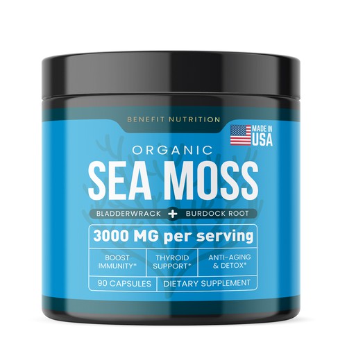 Concept Design For Supplement - Front Label Design by Fredrick Balois