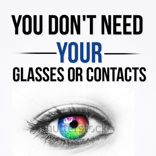 Natural Vision Correction Book Cover! Design by samia7822