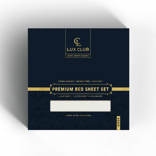 Design In-Store Packaging for Bed Sheets Design by Sayyed Jamshed