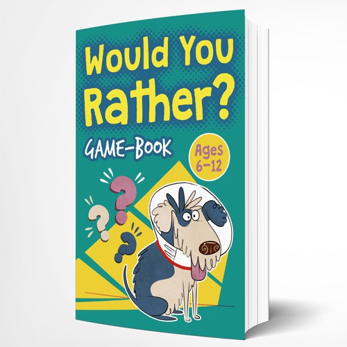 Fun design for kids Would You Rather Game book Design por AstroSheep Art