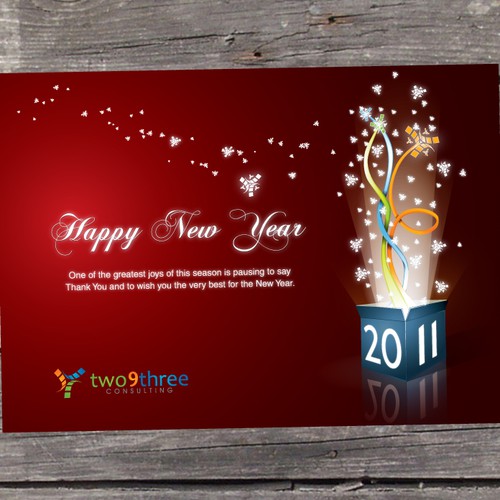 Transform Corporate Logo into Unique New Year's / Thank You Card ...
