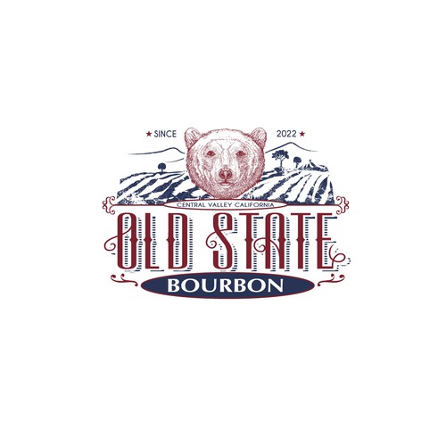 Logo design for a new Bourbon Whiskey company. Design by ZOM