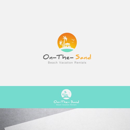 Create a modern beach logo for On-The-Sand vacation rentals Design by Bianca Moro