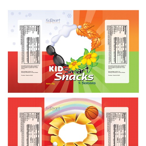 Kids Snack Food Packaging デザイン by freaky