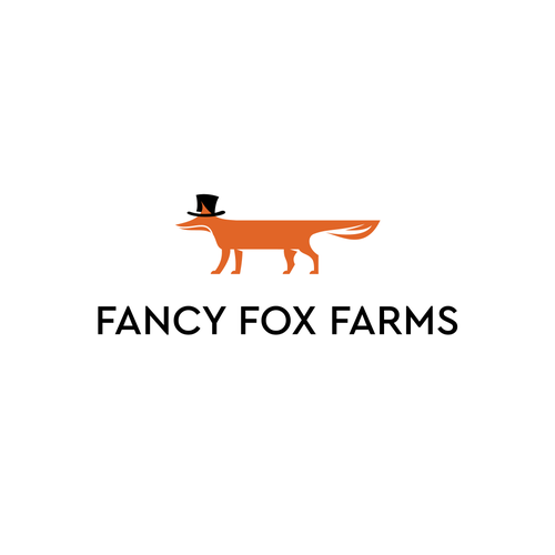 The fancy fox who runs around our farm wants to be our new logo! デザイン by AjiCahyaF