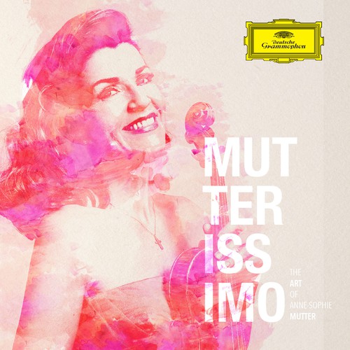 Illustrate the cover for Anne Sophie Mutter’s new album Diseño de The Rabbits