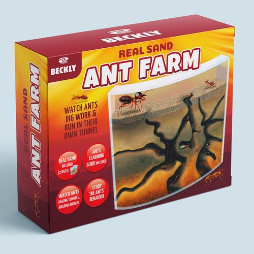 Eye Catching Ant Farm Box Design Design by Radmilica