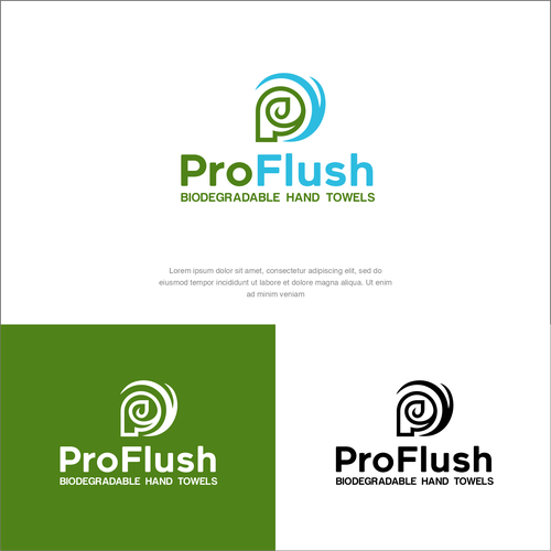 biodegradable flushable hand towels Design by Elesense