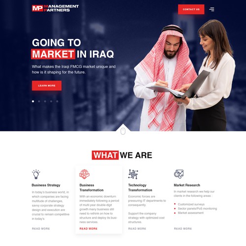 Designs | MP Website Redesign | Web page design contest