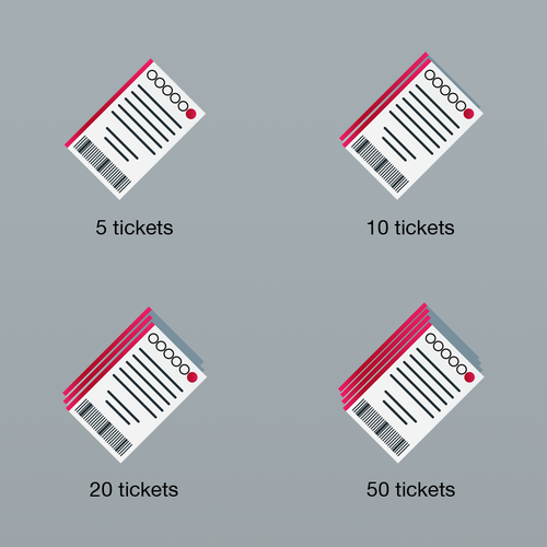 Create a cool Powerball ticket icon ASAP! Design by Anas Makruf
