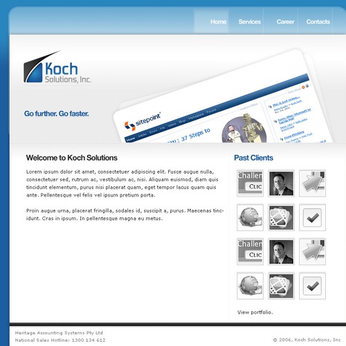 $500.00 Website template (Design only) Design by Edwin Toh