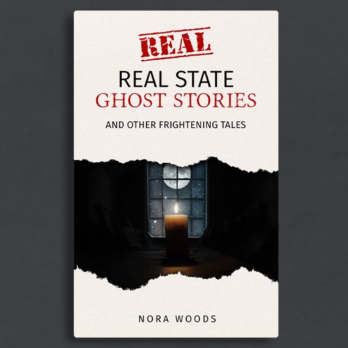 Design a "new take" on REAL haunted house/ghost stories! Design by Adriano - Covers