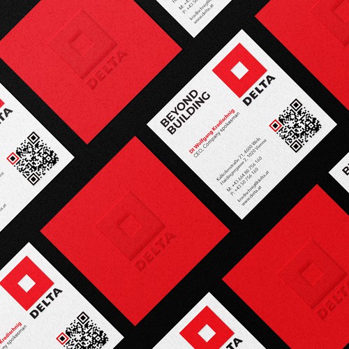 Diseño de DELTA Business Card Relaunch de PNX Graphics