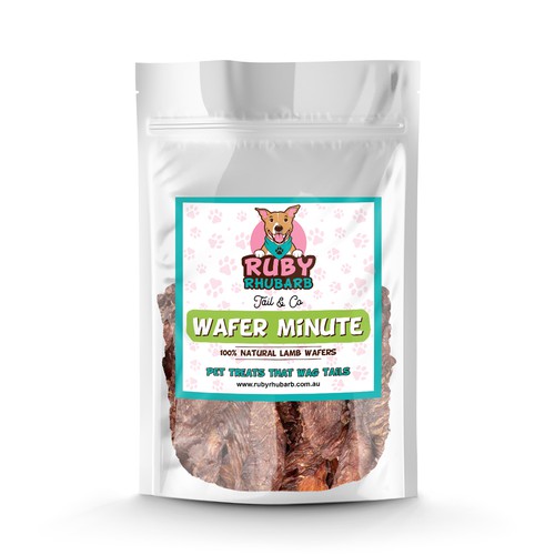 Ruby Rhubarb new product Labels Design by interaksi