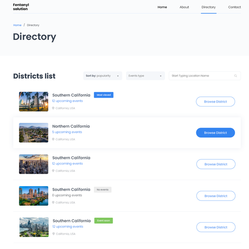 Directory Style Web Design Design von FaTiH™