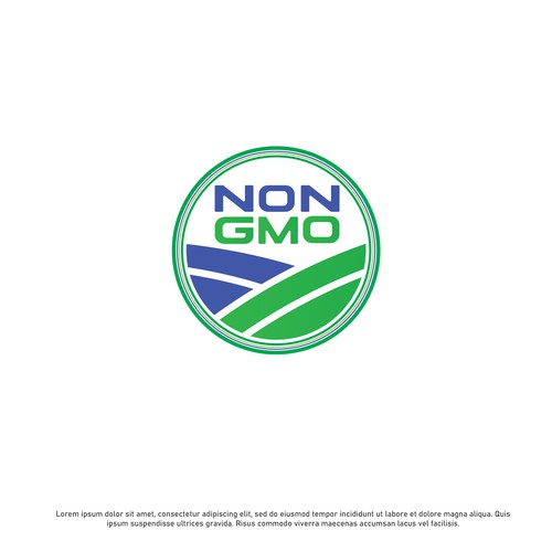 Food Packaging NON-GMO Logo Design by ©Zone™