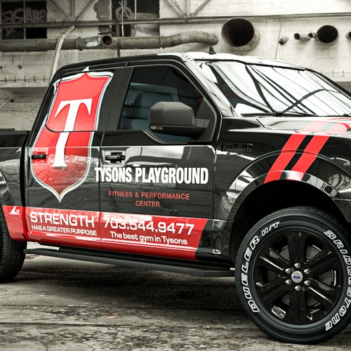 Kick-ass design for kick ass training facility! Design by My Idea Studio