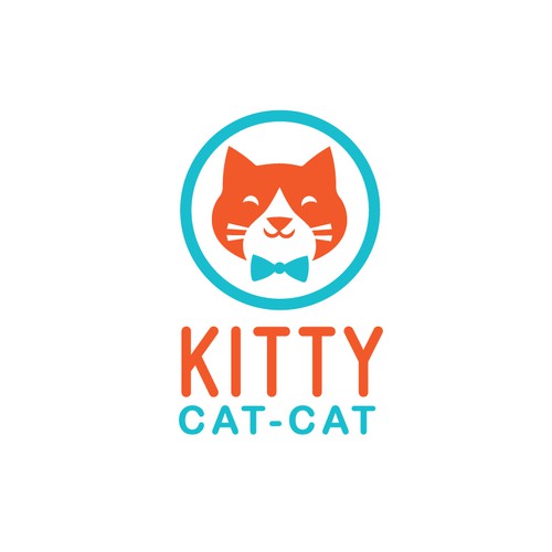 Simple playful design for a brand focusing on kitty cats for cat lovers. Diseño de Art and Pixels