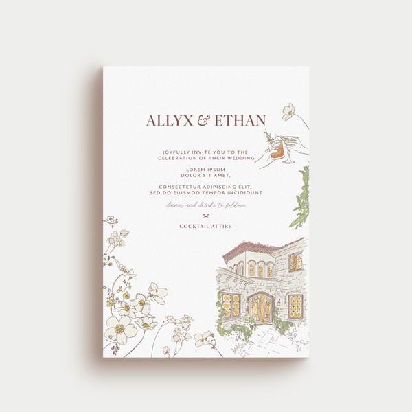 Design realizzato da tetiana.syvokin intitolato "Wedding invitation design"
