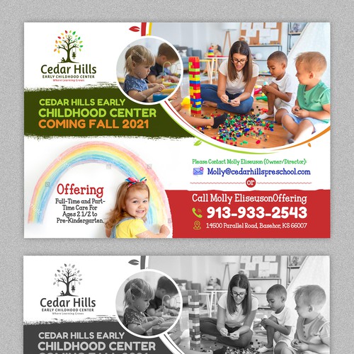 Half Page Flyer for Preschool Design by Logicainfo ♥