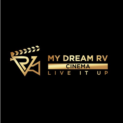 RV COMPANY EXPANDS INTO MOVIES AND PRODUCTION . NEED TO BLEND TO EXISTING LOGO Design by hassaandesign