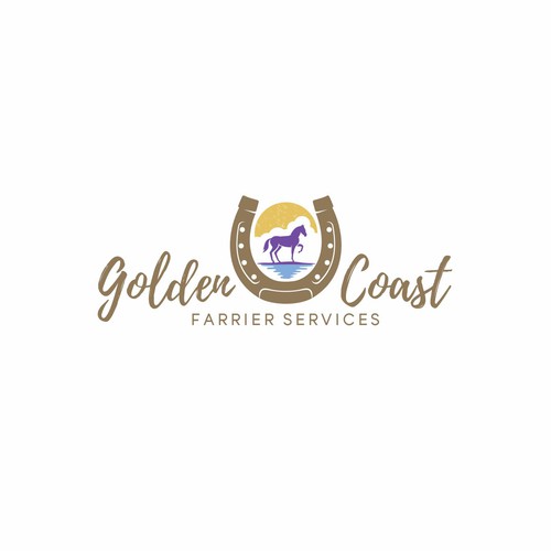 Golden Coast Farrier Services Design by tasa