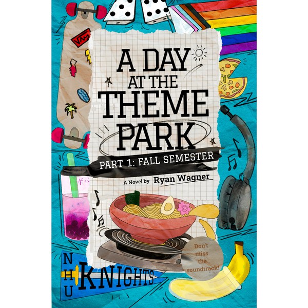 A day at theme park book cover