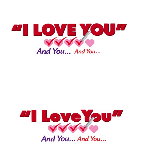 コンペ「"I Love You! And You... And You..." [LOGO - $355]」のデザイン by JRさん 