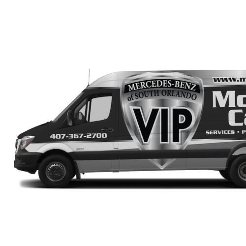 Mobile Service Wrap Design by theANUNGs