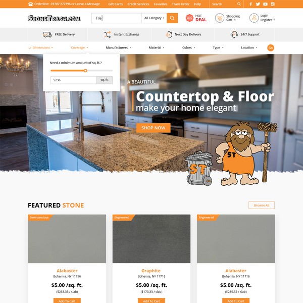 Concept for Stone Trash