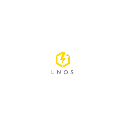 Lightning logo for Blockchain startup (LNOS) Design by King Cozy